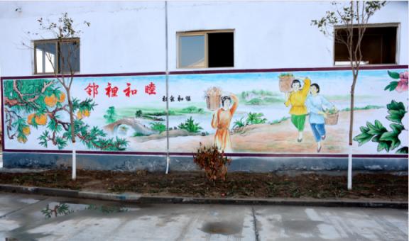 郧西乡镇文化墙 乡风文明焕发新活力