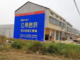 郧西农村墙体广告在不同形式上面展现的不同特色
