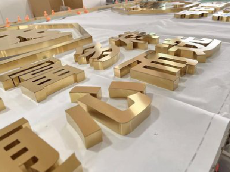 郧西拉丝不锈钢字的特点。