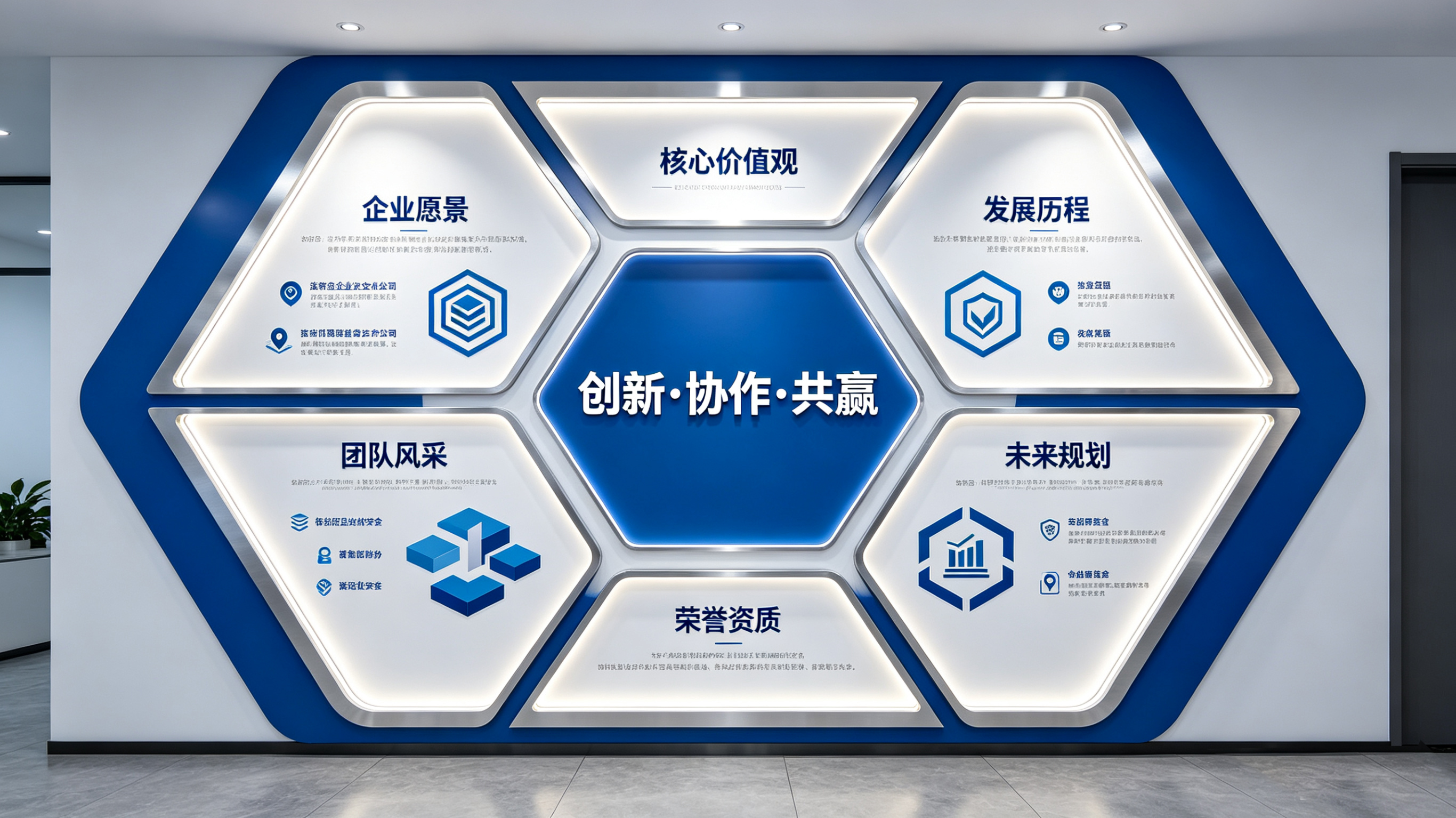 郧西企业文化墙六边形避坑指南（新手常犯5个错误）